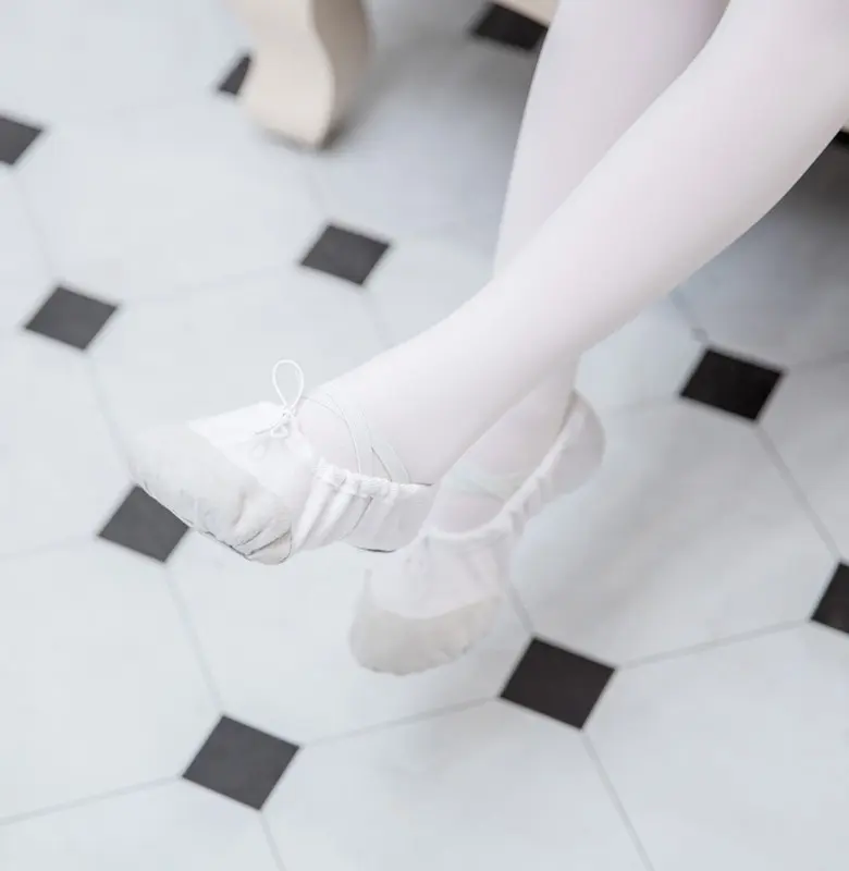 BAJUKIDDIE BALLERINA SHOES sepatu balet kanvas nari tarian dansa anak Wanita 3
