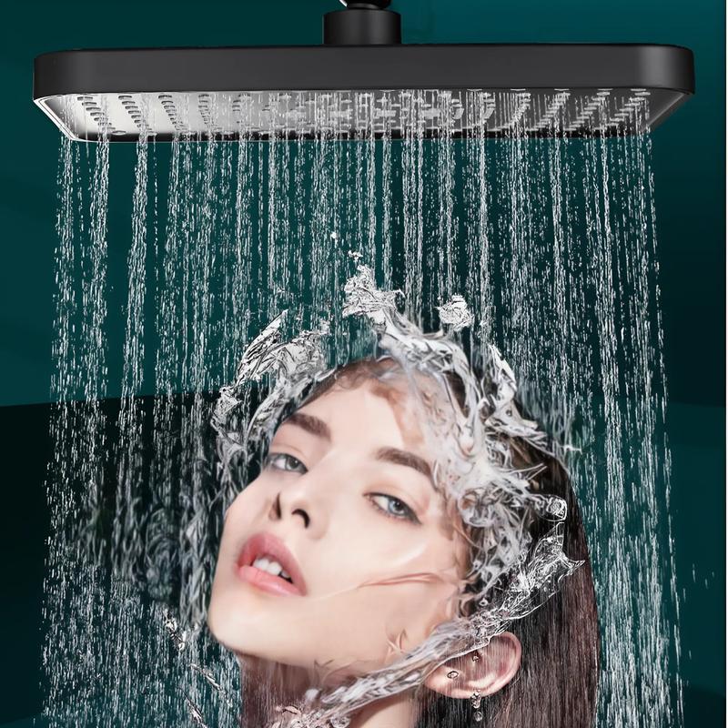 Bát Sen Tắm Chữ Nhật Cỡ Lớn 31x21x8cm Chất Liệu Nhựa Mạ Xám Khói Phong Tam Vòi Tắm Lá Kích Thước Tia Nước 30x20cm Bảo Hành 12 Tháng