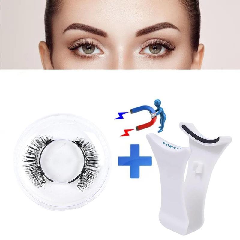 No-Glue Magnetic False Eyelashes Quick & Natural Wear For Any Look Magnetic Eyelashes Natural & Fairy Look, Easy Clip-On Easy To Wear 2