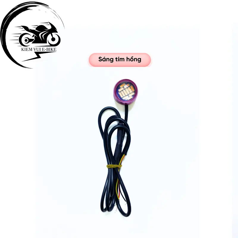 Đèn nháy máy bay 12v, chớp flash, trang trí xe máy, xe điện, ô tô, nhiều màu sắc 3