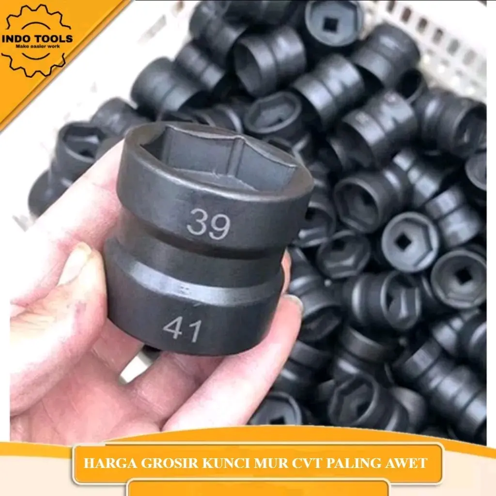 Kunci Sok Coupling Nut 39 x 41 mmMata Sock Blok CVT Double Matic 39x41 / Kunci shock CVT