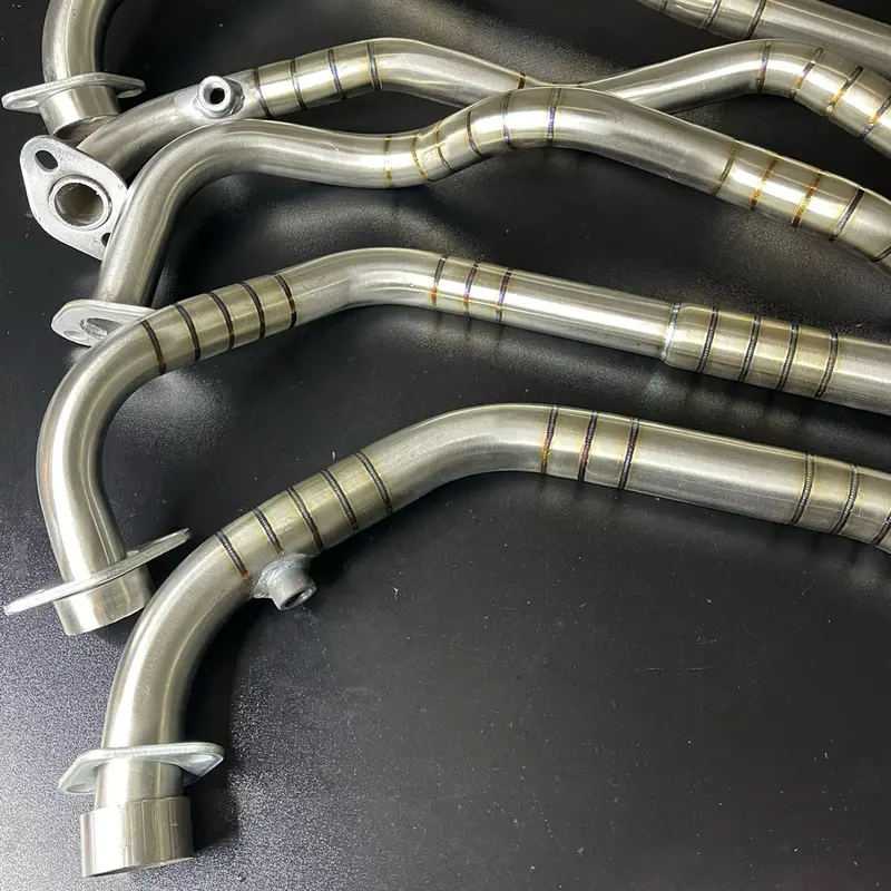 Cổ pô inox 304 kèm khâu nối cnc lắp được nhiều dòng xe(xem mô tả sản phẩm) 1