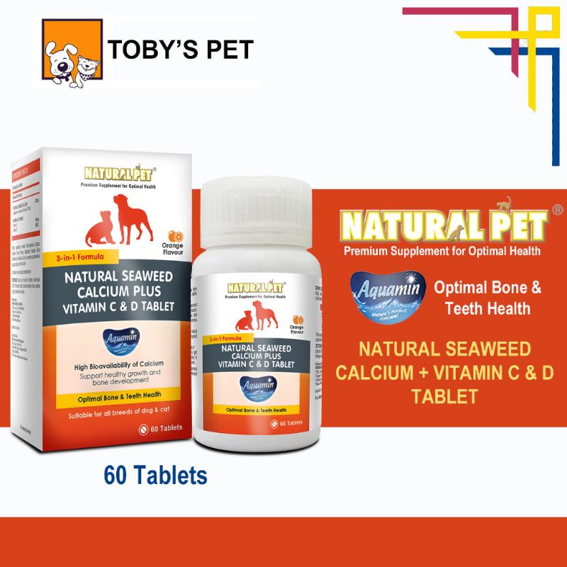 Product Introduction of original Natural Pet Natural Seaweed Calcium Plus Vitamin C & D 60 Tablets 0
