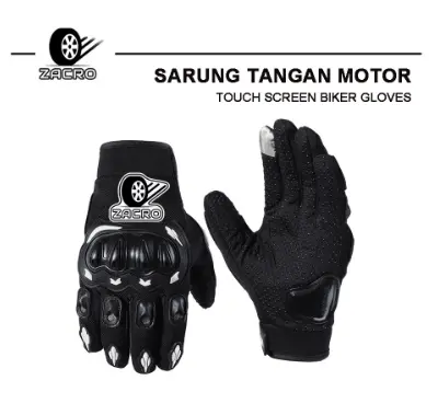ZACRO Sarung Tangan Motor Kensei dengan Protector dan Touchscreenable