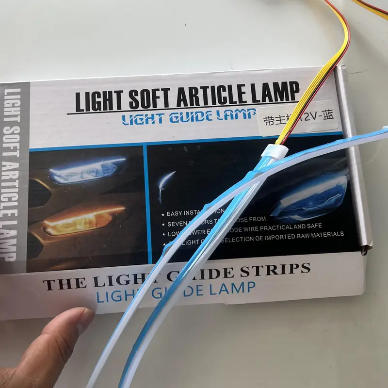 Đèn led mí dây dẻo 60cm dành cho xe máy, ô tô có xi nhan 5