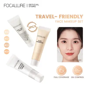 [Official] FOCALLURE Foundation Primer Paket Percobaan 5g Mini Size