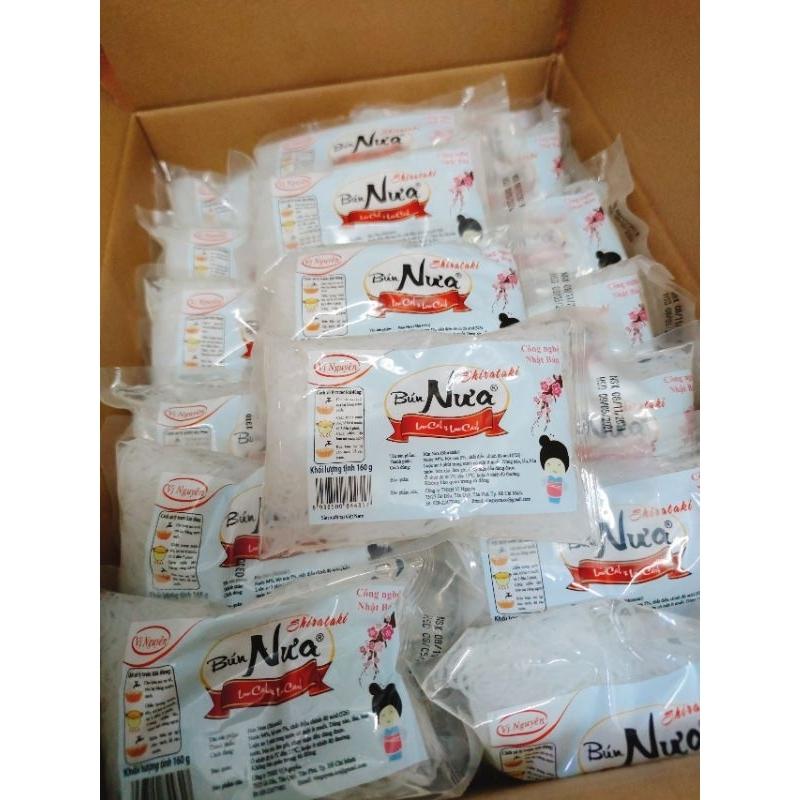 Combo 10 Gói Bún Nưa Keto Das Vị Nguyên 160g - Gói nhỏ dễ sử dụng