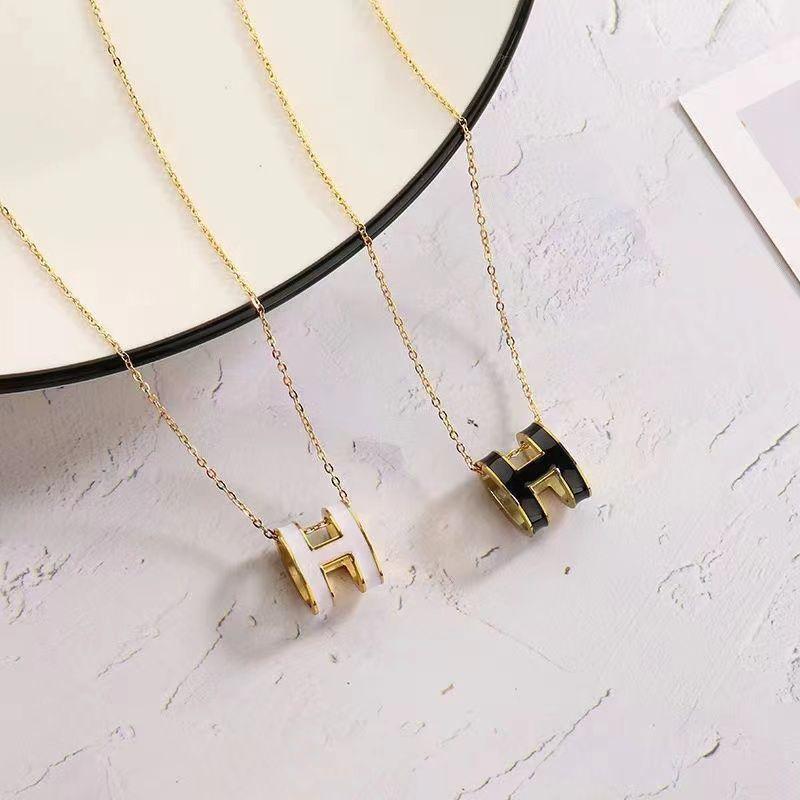 Product Introduction of Kalung Surat, Rantai Klavikel, Mudah dan Elegan, Serba guna, Rantai Enamel Niche, Barang Kemas Mewah Mampu Milik, Loket, Sesuai untuk Hari Valentine 7