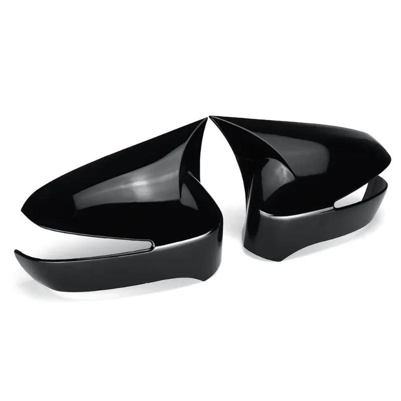 Honda Civic FD 8th 2005-2011  Side Rearview Mirror Cover Wing Cap Carbon Black Horn Type 5