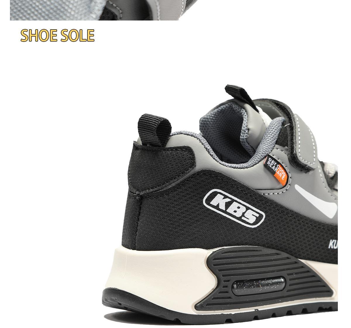 BOMBBEAR 6302  Sepatu Sekolah Anak Dengan Fashion Sneakers Mesh Sintes Premium, Kualitas Nyaman Lentur Ringan Desain Ergonomis untuk Aktivitas Aktif Si Kecil! warna Abu, Biru dan Pink dengan size 26-37