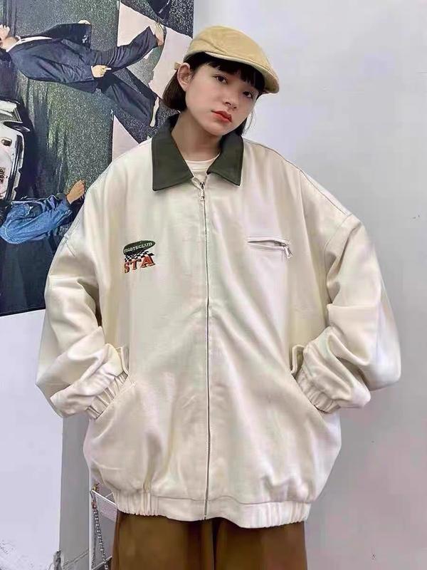 ÁO KHOÁC GIÓ UNIXEX FORM RỘNG IN CHỮ STA LUU Ý CÁI XE LÀ PHỤ KIỆN TỰ CÀI VÔ KO PHẢI HÌNH  IN CỦA ÁO