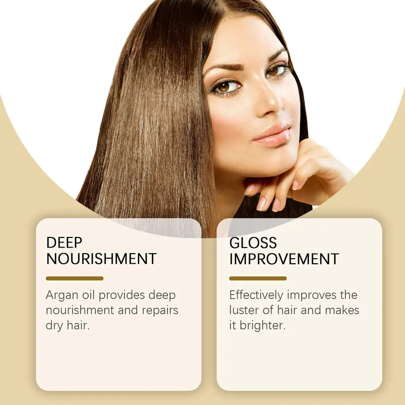 Moroccan Hair Serum Capsules, 30pcs/box Deep Moisturizing Hair Care Serum, Hair Care & Styling Product for Women & Men 8