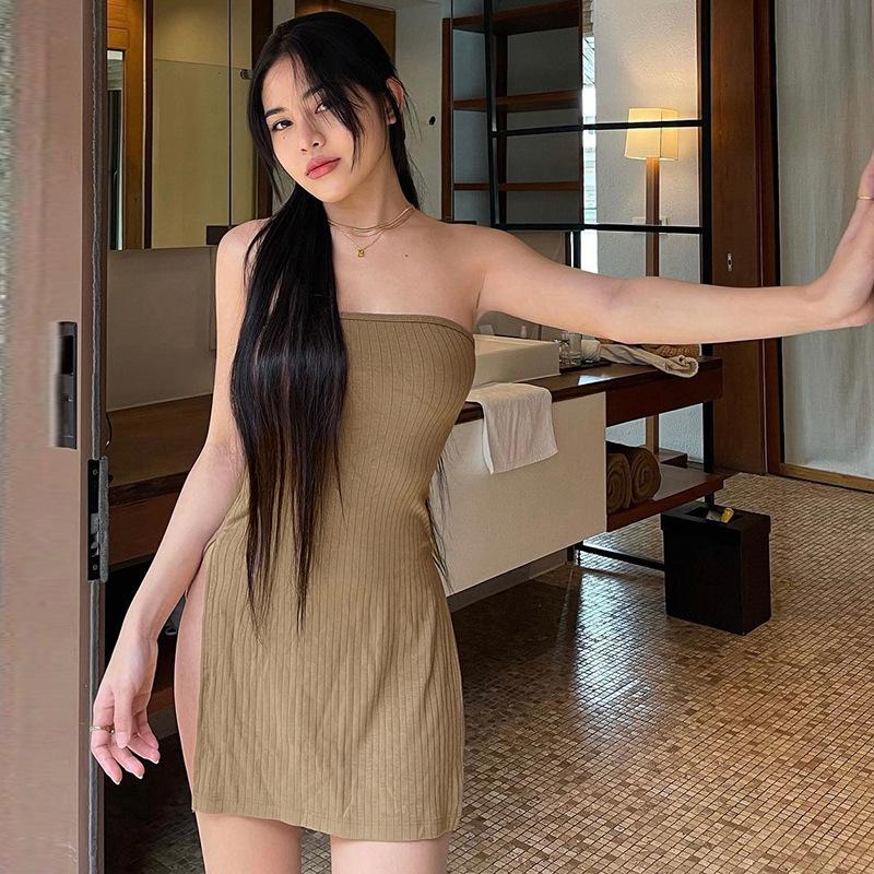 Product Introduction of Đầm Mini Mùa Hè, Dành Cho Nữ, Hai Vai Gợi Cảm Women Dress Umi Đen 4