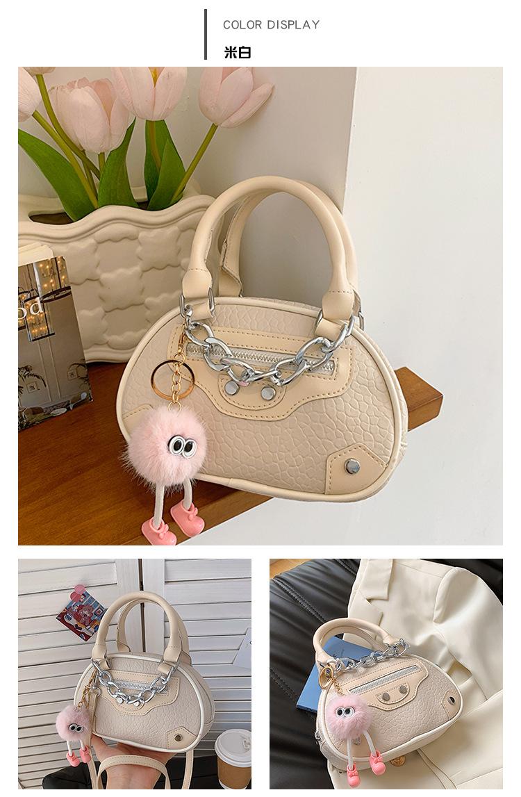 Product Introduction of Túi Tròn, Cỡ Nhỏ, Thời Trang Mùa Hè Mới, Túi Đeo Vai Cầm Tay Túi Đeo Chéo, Dành Cho Nữ, Hỗ Trợ Nhiều Trang Phục Mix & Match Bag 9