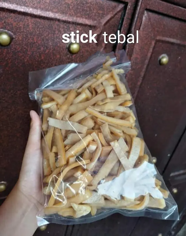 Krecek Rambak Kulit Sapi Stick Tebal Asin Kerupuk Food 0