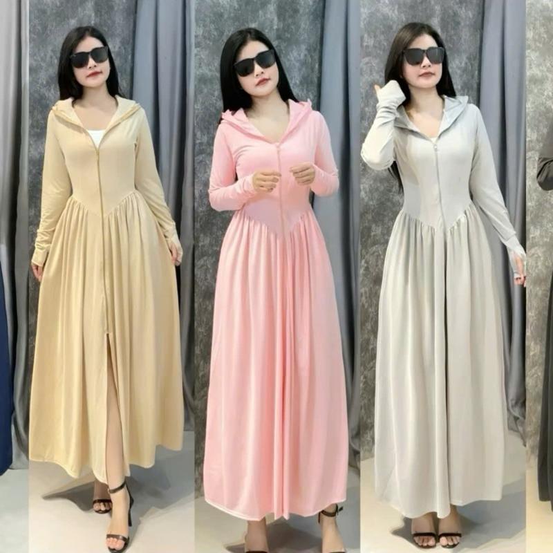 Áo Váy ÁO CHOÀNG VÁY Chống Nắng Toàn Thân Dành Cho Nữ Vải U M I Hàn SỢI Lạnh Chống Tia UV