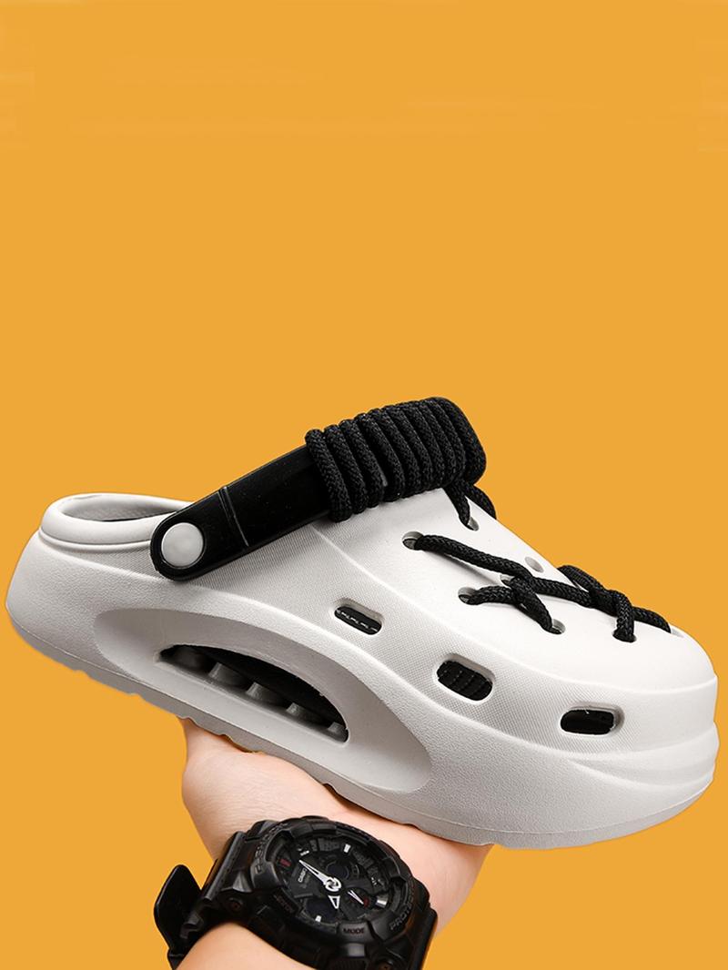 Product Introduction of Men's Casual Plain Color Slides, New Style Comfortable Breathable Non-slip Slippers, Soft Comfortable Slippers for Indoor & Outdoor Wear 7