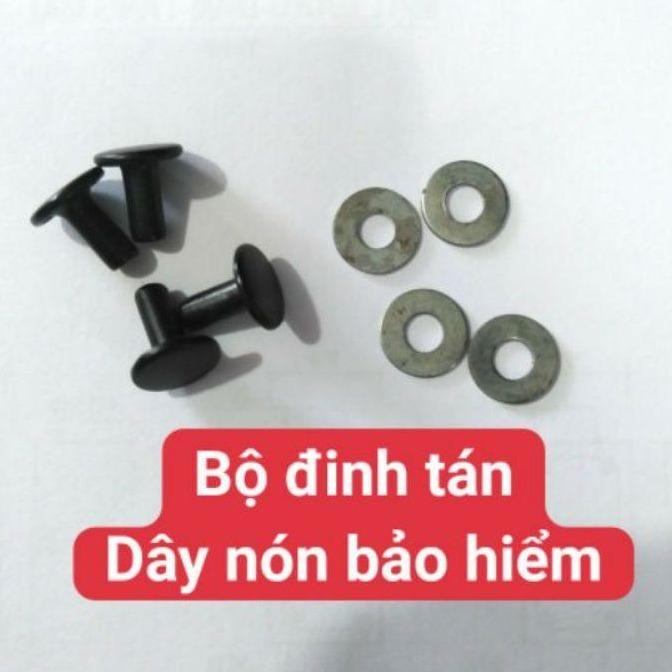 Bộ Đinh Tán Thay Dây Nón Bảo Hiểm 1/2 và 3/4, Anh chị có thể tự thay tại nhà. 0
