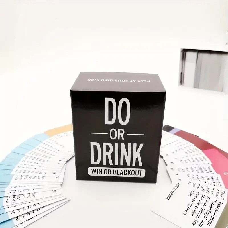 Do Or Drink Party Card, 350pcs/box Drinking Card Game With Random Sayings & Questions To Play With Friends, Adult Toys, Gift for Her, Men's Gift