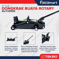 Gambar Tekiro Dongkrak Buaya Putar 2 Ton 360 Derajat Hitam / Dongkrak Buaya Rotary dari Fixcomart Kota Administrasi Jakarta Utara 2 Tokopedia