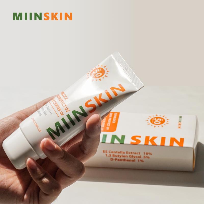 Product Introduction of Kem chống nắng hỗ trợ nâng tone MIINSKIN Sunblock Skin Protect UV SPF50+/PA++++ 70ml 2