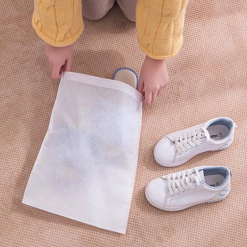 Túi đựng giày dép túi xách đa năng vải không dệt miệng dây rút chống bụi 32x38cm- Túi rút bọc giày sắp xếp vali du lịch
