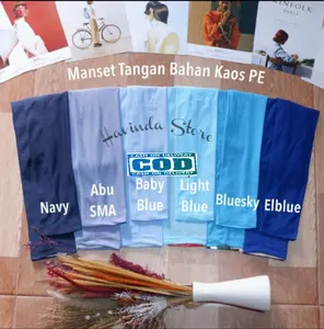 Terlaris-Manset Tangan Selengan Dewasa Cewek Dan Cowok Bisa Pake-Bahan Adem Kaos PE n Spandex Balon Manset Muslim