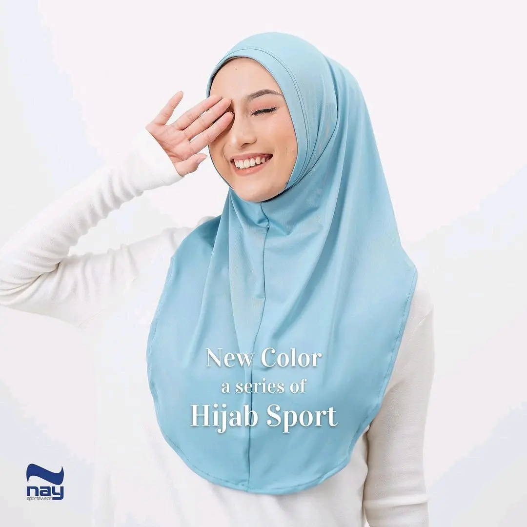 Hijab Olahraga Wanita Muslimah Jilbab Sport Senam Cewek Ruby ori Nay kerudung jogging perempuan Panjang