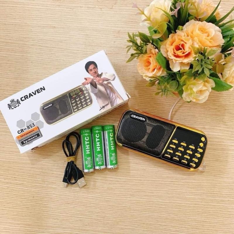 Loa 3 Pin,Máy Nghe Nhạc,Đài Radio FM,Có Khe Cắm USB,Thẻ Nhớ Hỗ Trợ Nghe Pháp,Kinh Phật