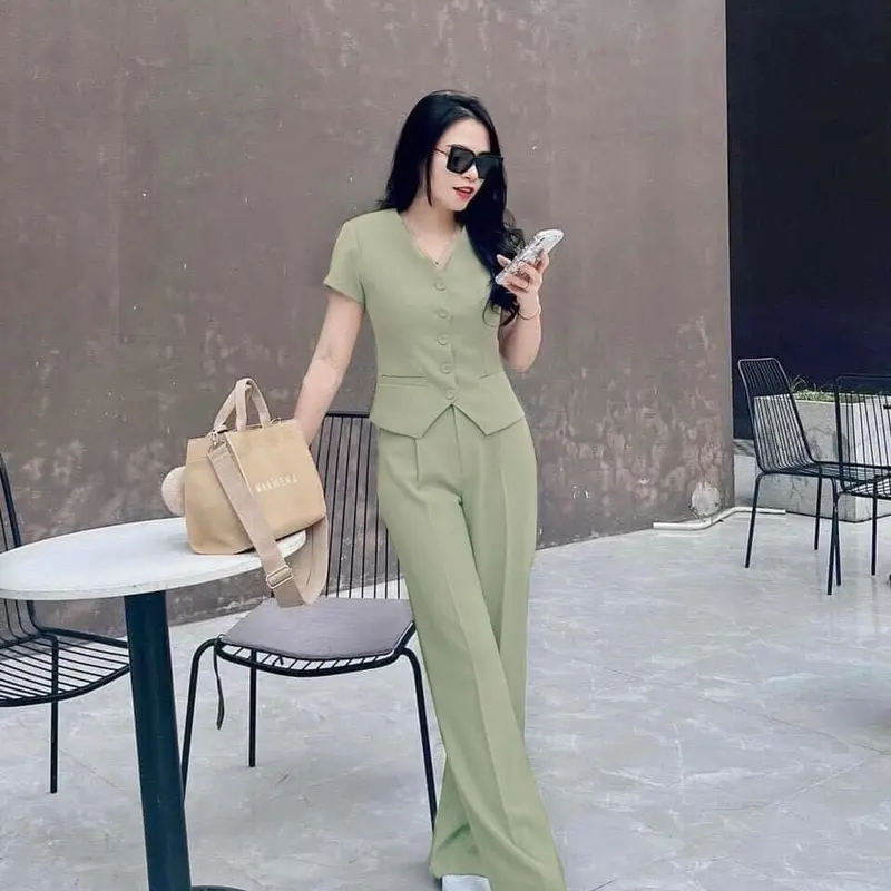 ￼Set bộ nữ đi chơi sang chảnh - Set bộ -Bộ đồ thời thượng sành điệu 4