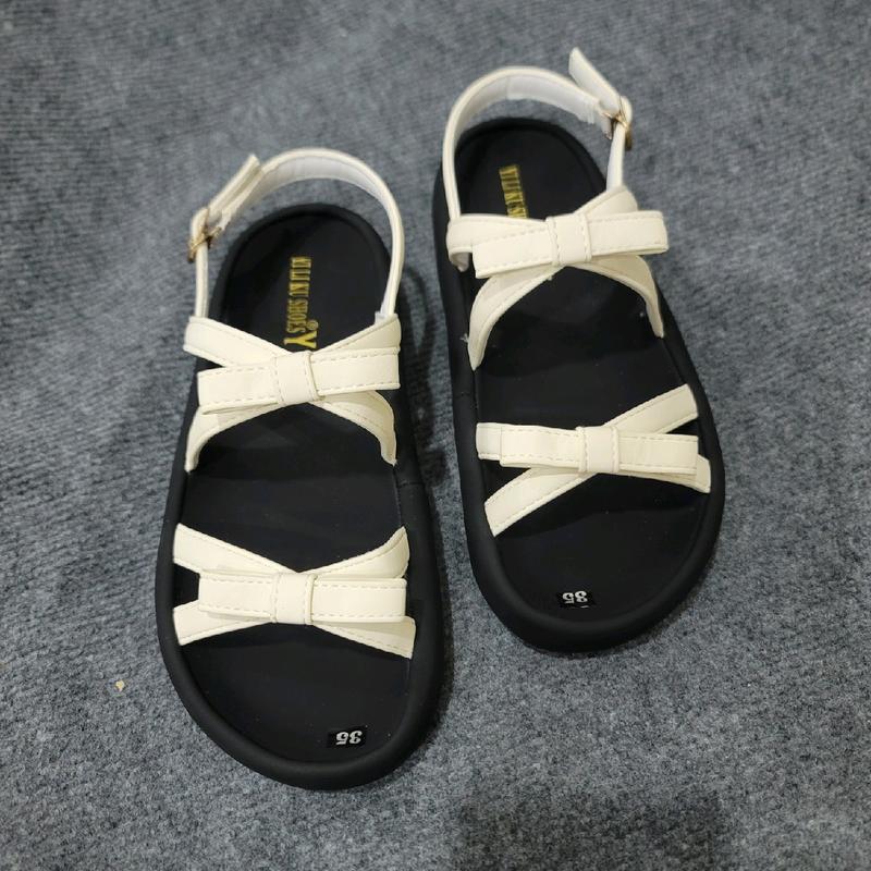 Dép Sandan Hai quai Nơ Siêu xinh,cao 2.5cm,đế êm,siêu nhẹ,quai mềm,chân quai có khâu chỉ chìm,lên chân siêu xinh,dễ phối đồ,thích hợp đi chơi,đi làm,đi học. Nữ DéP Shoes GiàY Hoa Women Jean 4