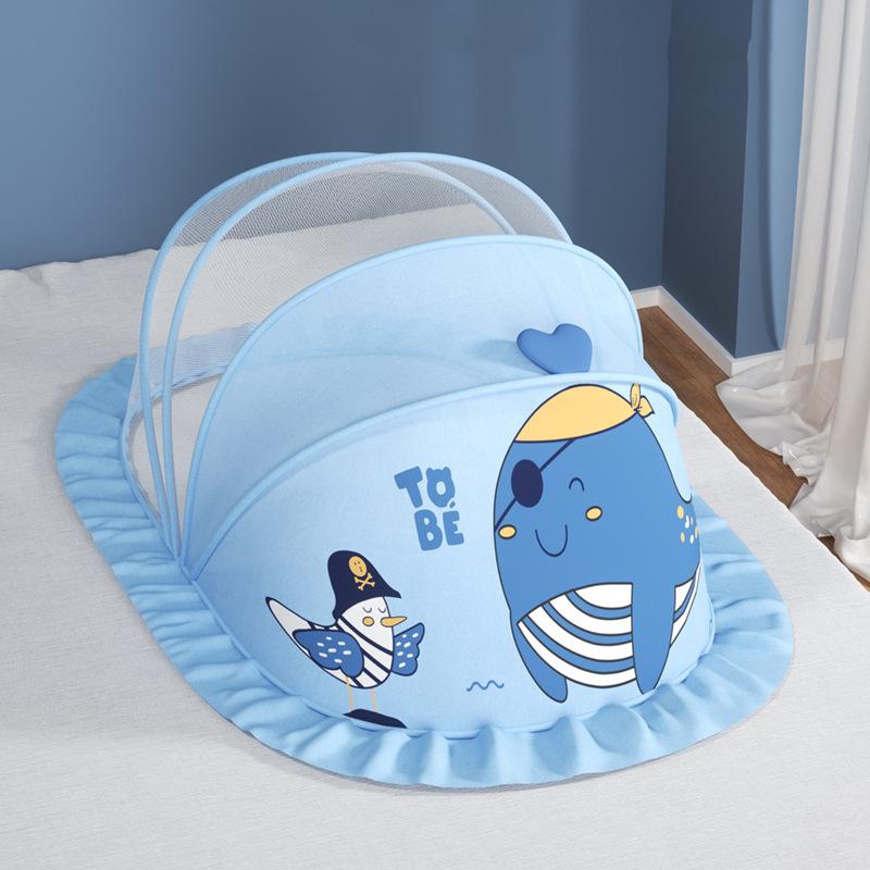 Product Introduction of Baby Mosquito Net Portable Folding Crib Netting Baby Bed Net Polyester Newborn Sleep Bed Travel Bed Mosquito Curtain Tent 4