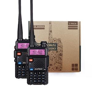 BAOFENG 5W UV-5R デュアルバンドハンディトランシーバー ポータブルウォーキートークイ 長時間待機 アウトドア用