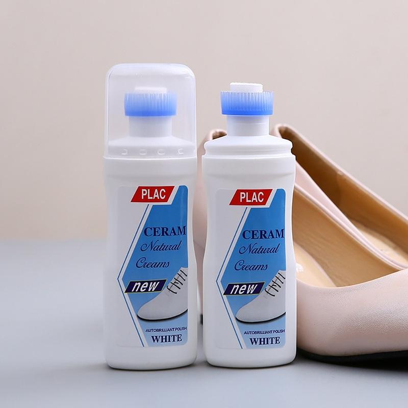 Chai tẩy trắng giày - lọ tẩy ố giày dép - nước tẩy trắng giày dép túi xách (PLAC01), lọ đánh giày vệ sinh giày trắng 5