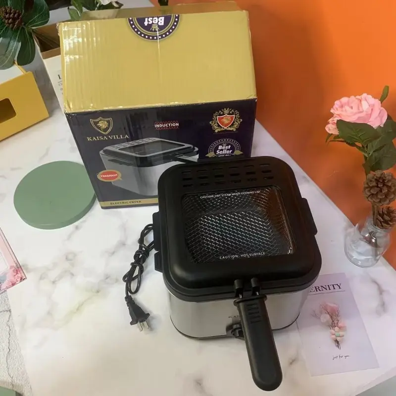 Penggorengan Listrik 2.5L / Alat Goreng Dalam Multifungsi / Mesin Ayam Goreng 7