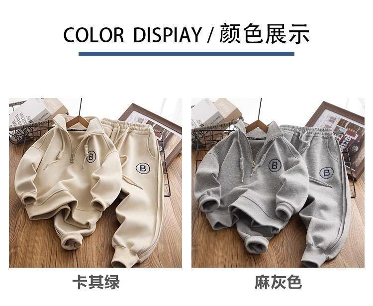 Product Introduction of Bộ Đồ Bé Trai, Quần Áo Trẻ Em, Bộ Hai Mảnh, Bộ Đồ Quần Áo Thể Thao, Dáng Rộng Vừa Vặn, Áo Khoác Đẹp Trai, Thích Hợp Cho Mùa Xuân Và Mùa Thu, Hàng Mới Về Năm 2024 10