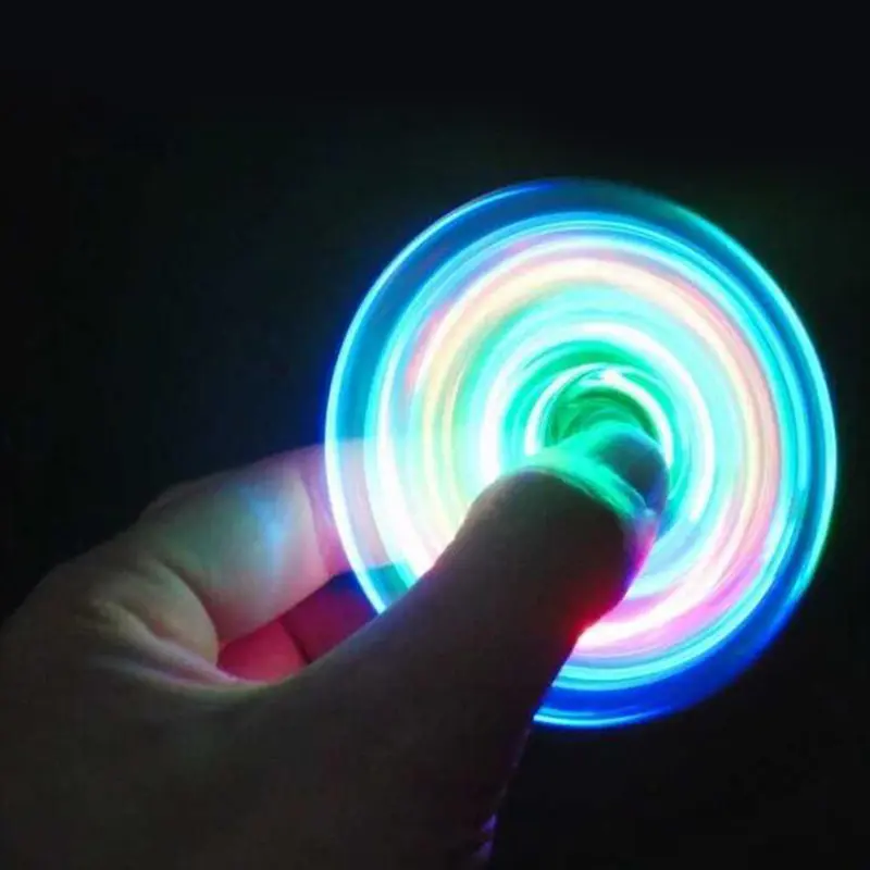 Con Quay Đèn LED Phát Sáng, Con Quay Tay Trên Cùng, Phát Sáng Trong Ánh Sáng Tối, EDC, Con Quay Figet 4