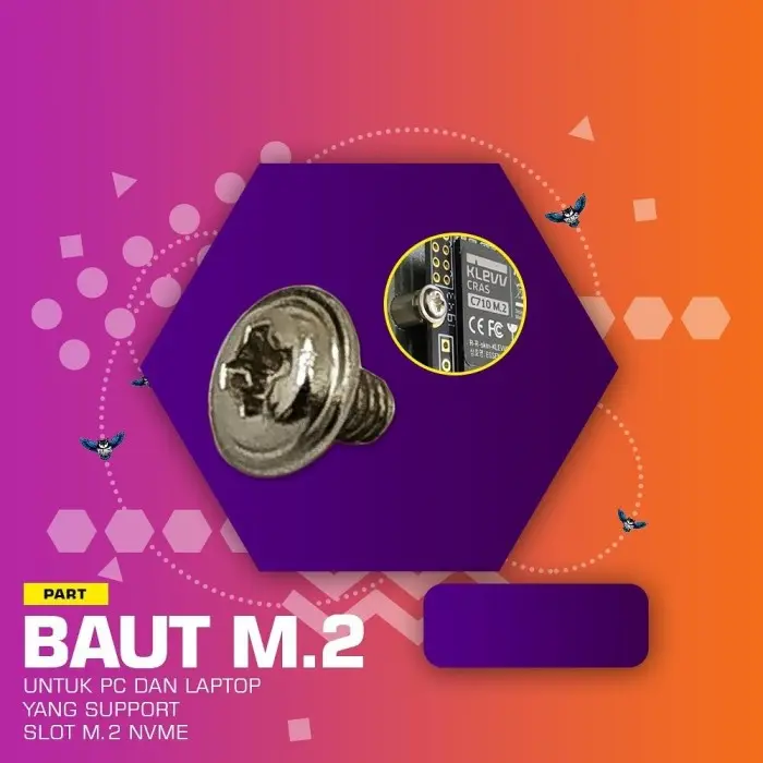 BAUT M.2 NVME FOR LAPTOP & PC SKRUP SCRUP SCREW BAUD M2 M 2 SSD SATA