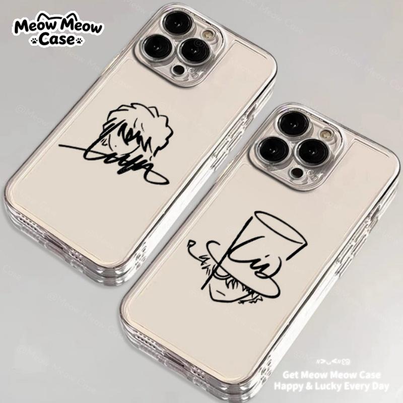 Detective Conan Phantom Anita Hailey simple line anime case for iPhone 11 12 13…