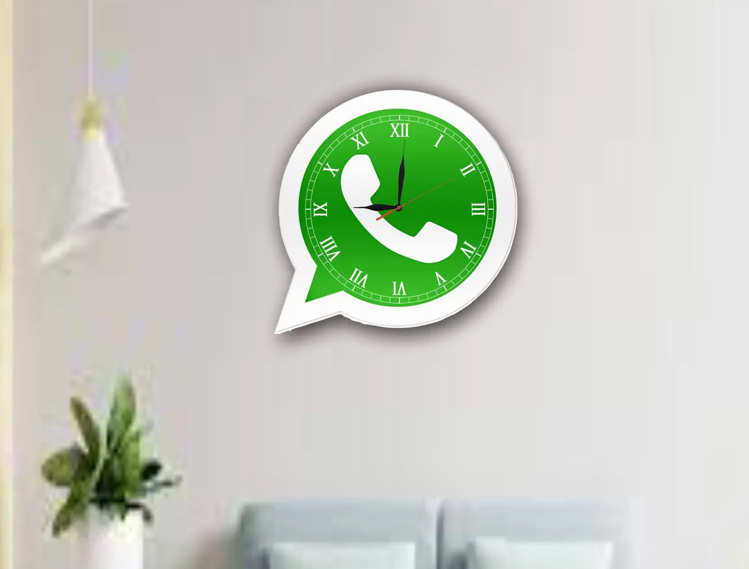 Jam dinding keren Sosial Media / hiasan ruang tamu / hiasan kamar tidur Kayu Kayu