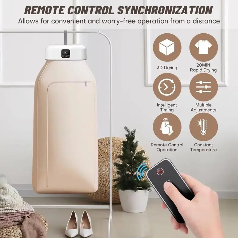 KPL Mesin Pengering Pakaian Portable Smart Clothes Dryer with Remote - GYJ-002 2