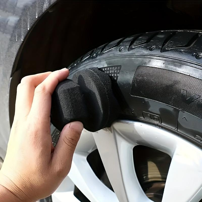 Car Tire Cleaning Sponge, Car Wheel Tire Waxing Sponge, Washing & Maintenance Tool, Professional Cleaning Tools, Cleaning Products, Car Detailing Products 1