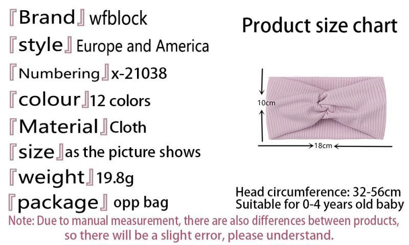 Product Introduction of Spring Summer Baby Headband Solid Color Stretch Elastic Comfortable Fashion Headwear For 0-4 Years Baby Girls Hair Accessories 20
