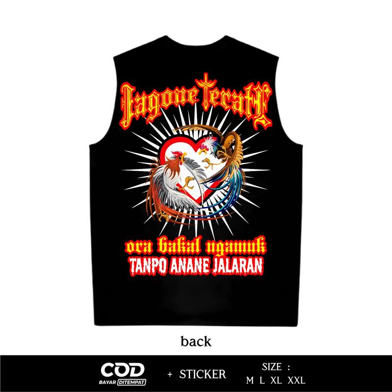 Kaos Singlet PSHT Jagone Terate Ora Bakal Ngamuk Sablon DTF Desain Terbaru by ArsStore 0