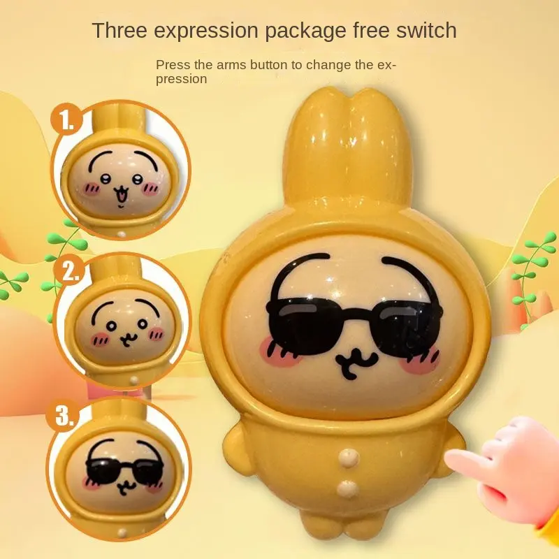 Đồ Ngủ Thay Đổi Khuôn Mặt, Dễ Thương, Móc Chìa Khóa Ursatch, Mặt Dây Chuyền Giải Tỏa Căng Thẳng Hoạt Hình Cặp Đôi Chiikawa, Q