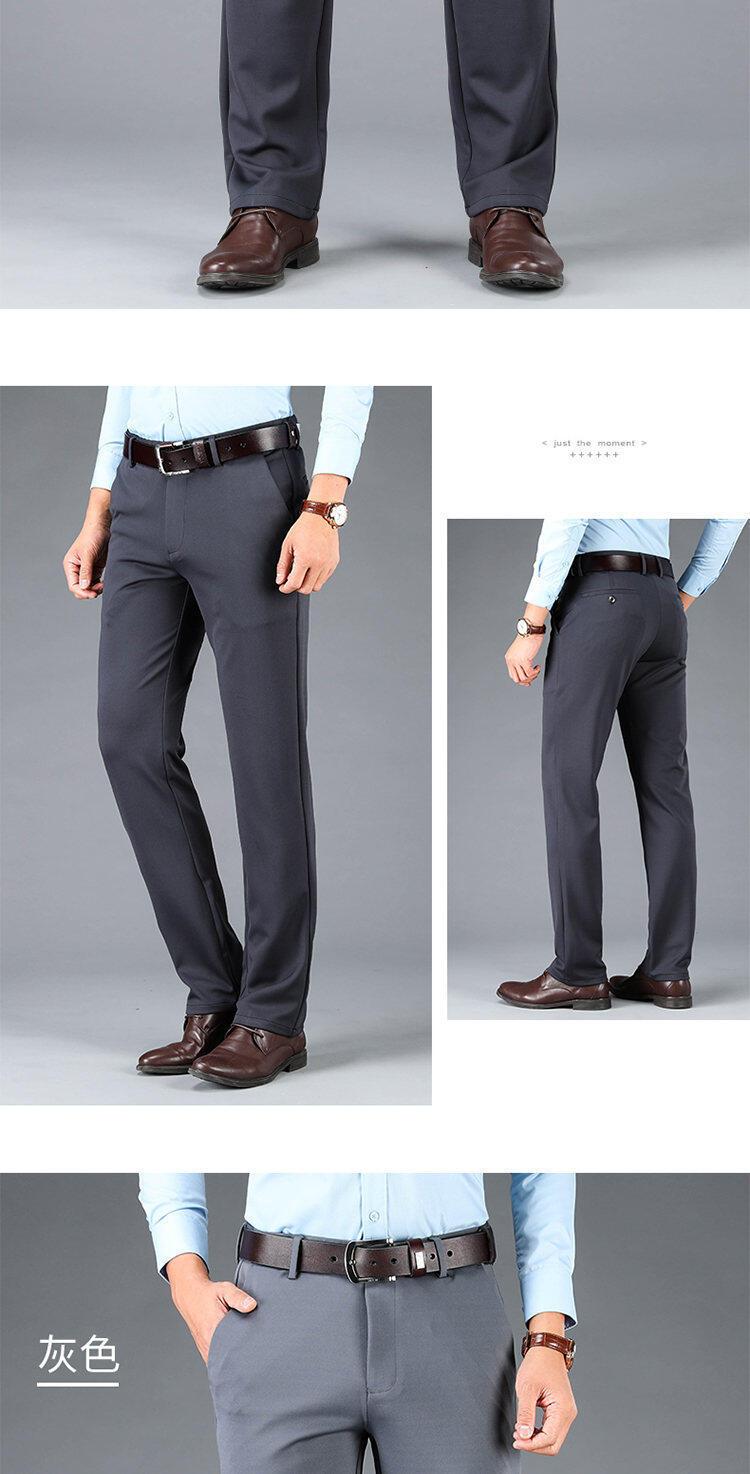 Product Introduction of CEO-Formal office pants for men, stretchable elastic pants, casual, business, long, for father 12