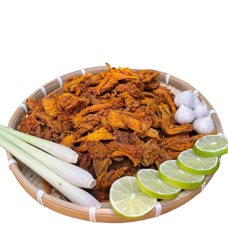 Vụn mềm nhỏ khô bò thơm ngon, giá rẻ, snack ăn vặt hấp dẫn nhà Mộc