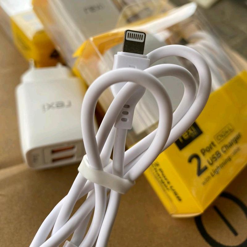 [CN24-L REXI] Charger Dual Port USB with L1ghtning cable 2,4A 1