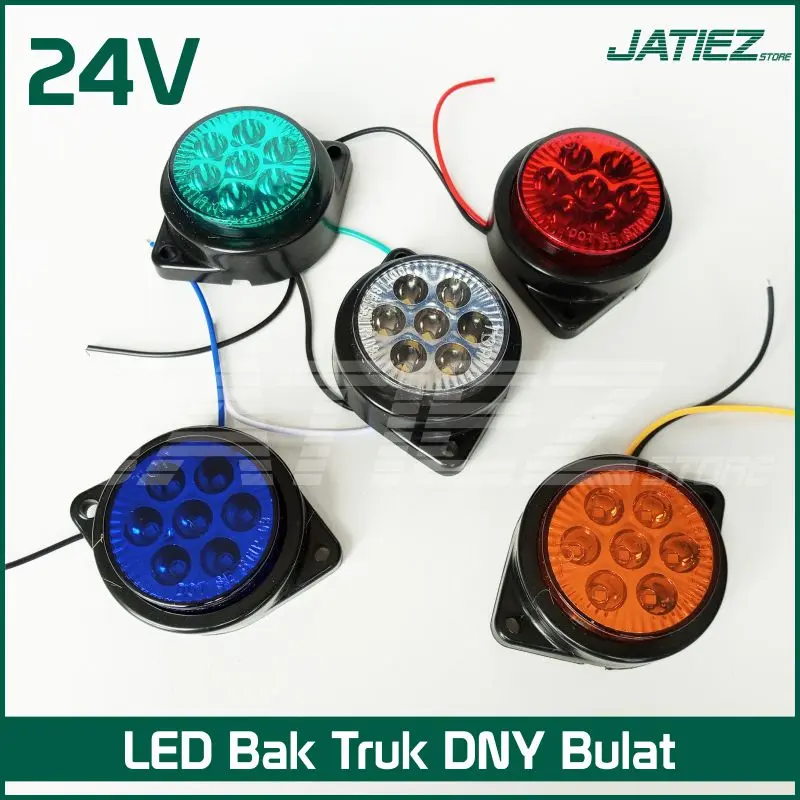 Lampu Led Bak Truk DNY 90 Bulat 24 Volt