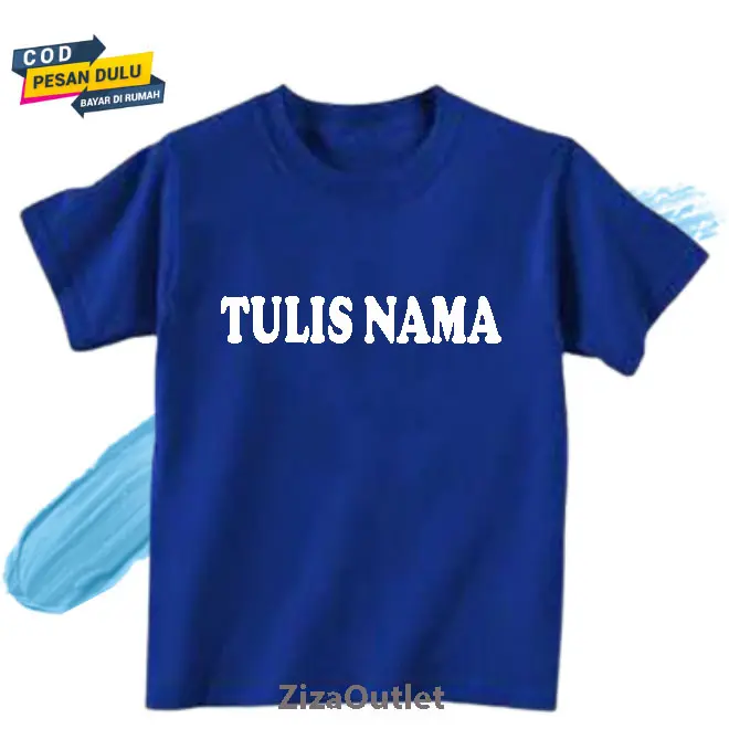 KAOS TULIS NAMA ANAK/ CUSTOM NAMA / REQUEST NAMA / KAOS VIRAL TULIS NAMA ANAK